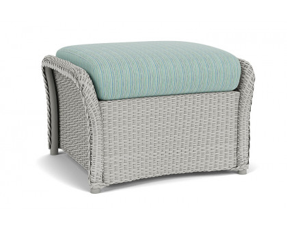 Lloyd Flanders™ Weekend Retreat Woven Ottoman - Platinum, Unearth Dew