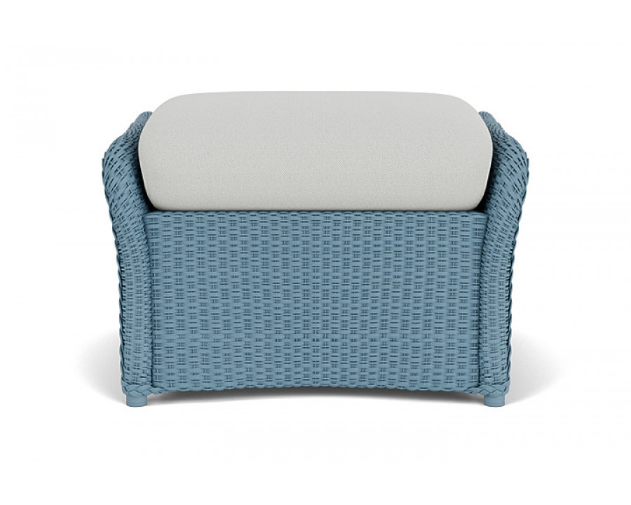 Lloyd Flanders™ Weekend Retreat Woven Ottoman - Stillwater, Loveboat Mint