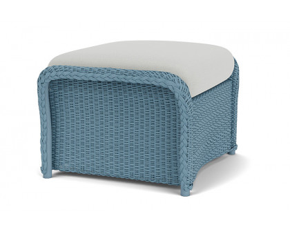 Lloyd Flanders™ Weekend Retreat Woven Ottoman - Stillwater, Loveboat Mint