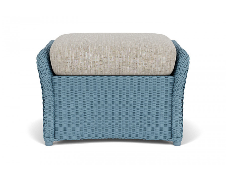 Lloyd Flanders™ Weekend Retreat Woven Ottoman - Stillwater, Callen Celadon