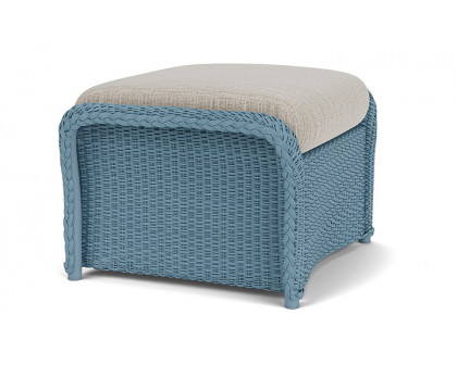 Lloyd Flanders™ Weekend Retreat Woven Ottoman - Stillwater, Callen Celadon