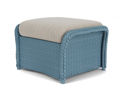 Lloyd Flanders™ Weekend Retreat Woven Ottoman - Stillwater, Callen Celadon