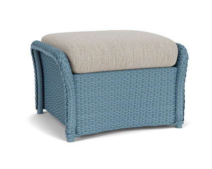 Lloyd Flanders™ Weekend Retreat Woven Ottoman - Stillwater, Callen Celadon