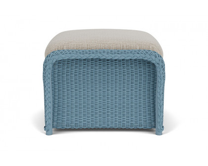 Lloyd Flanders™ Weekend Retreat Woven Ottoman - Stillwater, Callen Celadon