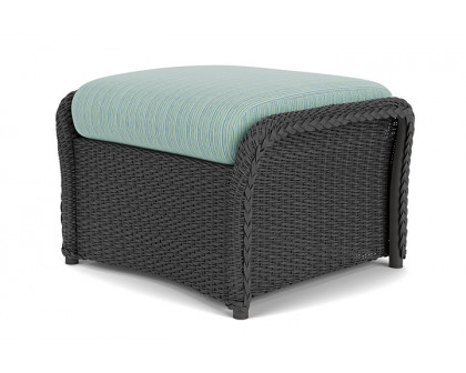 Lloyd Flanders™ Weekend Retreat Woven Ottoman - Charcoal, Unearth Dew