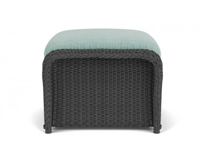 Lloyd Flanders™ Weekend Retreat Woven Ottoman - Charcoal, Unearth Dew