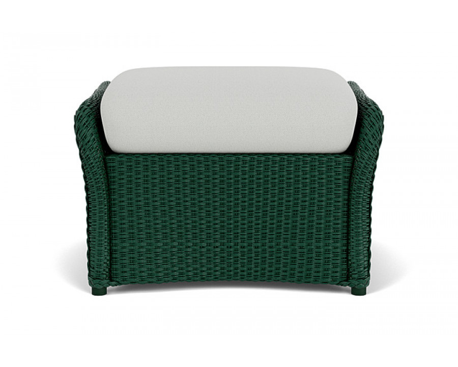 Lloyd Flanders™ Weekend Retreat Woven Ottoman - Woodland, Loveboat Mint