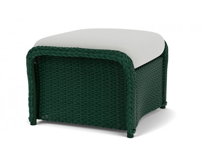 Lloyd Flanders™ Weekend Retreat Woven Ottoman - Woodland, Loveboat Mint