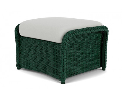 Lloyd Flanders™ Weekend Retreat Woven Ottoman - Woodland, Loveboat Mint