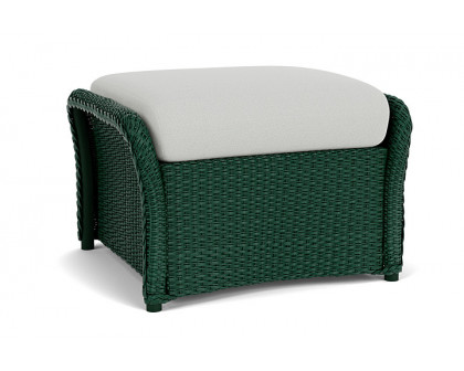 Lloyd Flanders™ Weekend Retreat Woven Ottoman - Woodland, Loveboat Mint