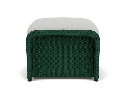 Lloyd Flanders™ Weekend Retreat Woven Ottoman - Woodland, Loveboat Mint