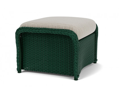 Lloyd Flanders™ Weekend Retreat Woven Ottoman - Woodland, Callen Celadon