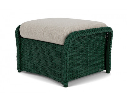 Lloyd Flanders™ Weekend Retreat Woven Ottoman - Woodland, Callen Celadon