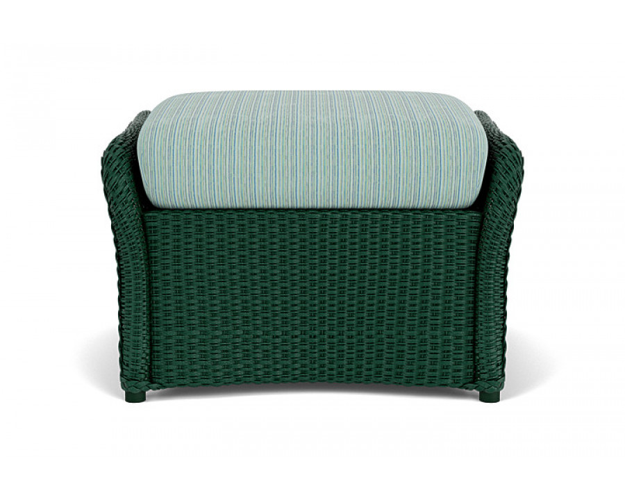 Lloyd Flanders™ Weekend Retreat Woven Ottoman - Woodland, Unearth Dew