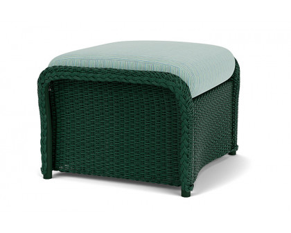 Lloyd Flanders™ Weekend Retreat Woven Ottoman - Woodland, Unearth Dew