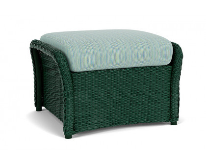 Lloyd Flanders™ Weekend Retreat Woven Ottoman - Woodland, Unearth Dew