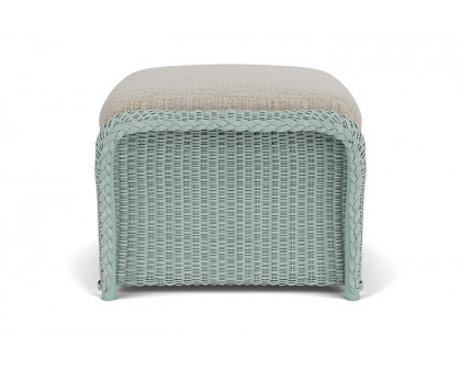 Lloyd Flanders™ Weekend Retreat Woven Ottoman - Sea Glass, Callen Celadon