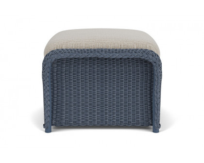 Lloyd Flanders™ Weekend Retreat Woven Ottoman - Denim Blue, Callen Celadon