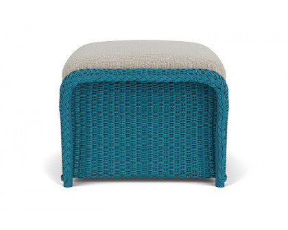 Lloyd Flanders™ Weekend Retreat Woven Ottoman - Peacock, Callen Celadon