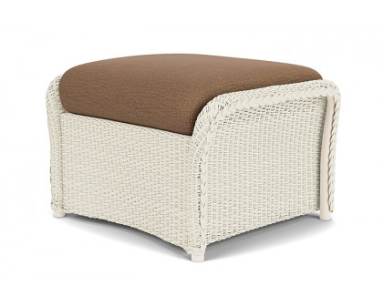 Lloyd Flanders™ Weekend Retreat Woven Ottoman - Ivory, Canvas Natural