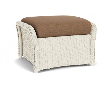 Lloyd Flanders™ Weekend Retreat Woven Ottoman - Ivory, Canvas Natural