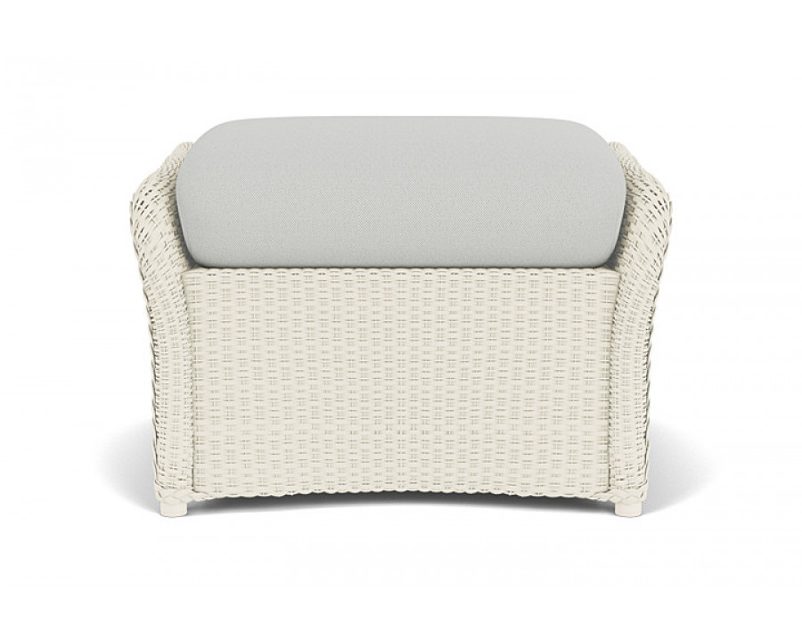 Lloyd Flanders™ Weekend Retreat Woven Ottoman - Ivory, Loveboat Mint