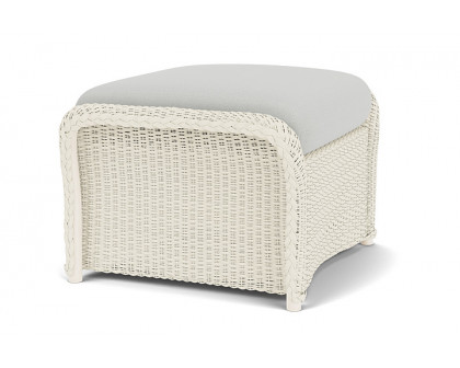 Lloyd Flanders™ Weekend Retreat Woven Ottoman - Ivory, Loveboat Mint