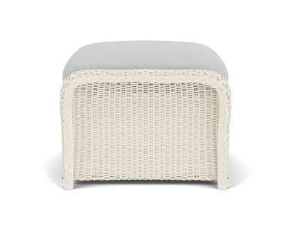 Lloyd Flanders™ Weekend Retreat Woven Ottoman - Ivory, Loveboat Mint