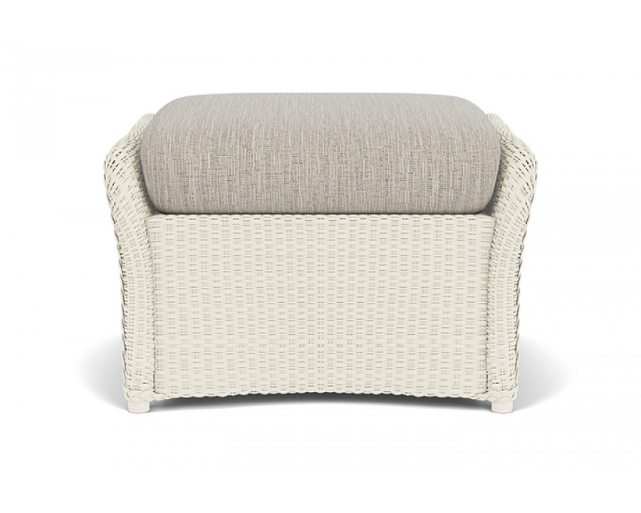 Lloyd Flanders™ Weekend Retreat Woven Ottoman - Ivory, Callen Celadon