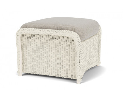 Lloyd Flanders™ Weekend Retreat Woven Ottoman - Ivory, Callen Celadon