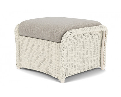 Lloyd Flanders™ Weekend Retreat Woven Ottoman - Ivory, Callen Celadon