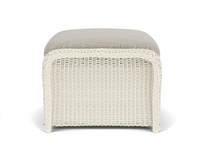 Lloyd Flanders™ Weekend Retreat Woven Ottoman - Ivory, Callen Celadon