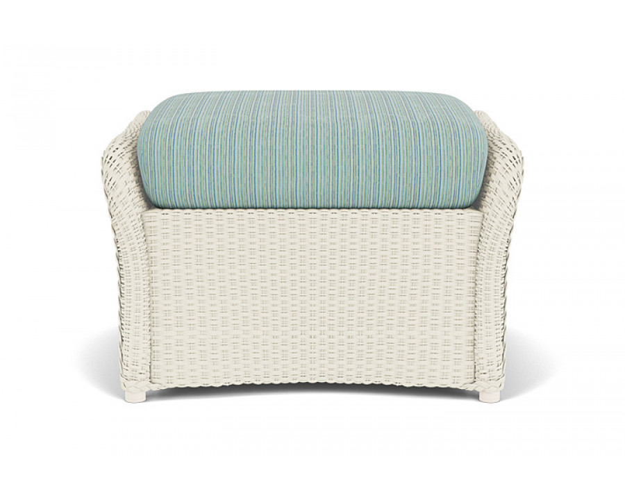 Lloyd Flanders™ Weekend Retreat Woven Ottoman - Ivory, Unearth Dew