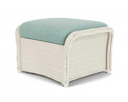 Lloyd Flanders™ Weekend Retreat Woven Ottoman - Ivory, Unearth Dew