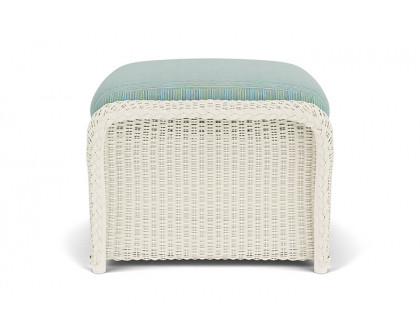 Lloyd Flanders™ Weekend Retreat Woven Ottoman - Ivory, Unearth Dew