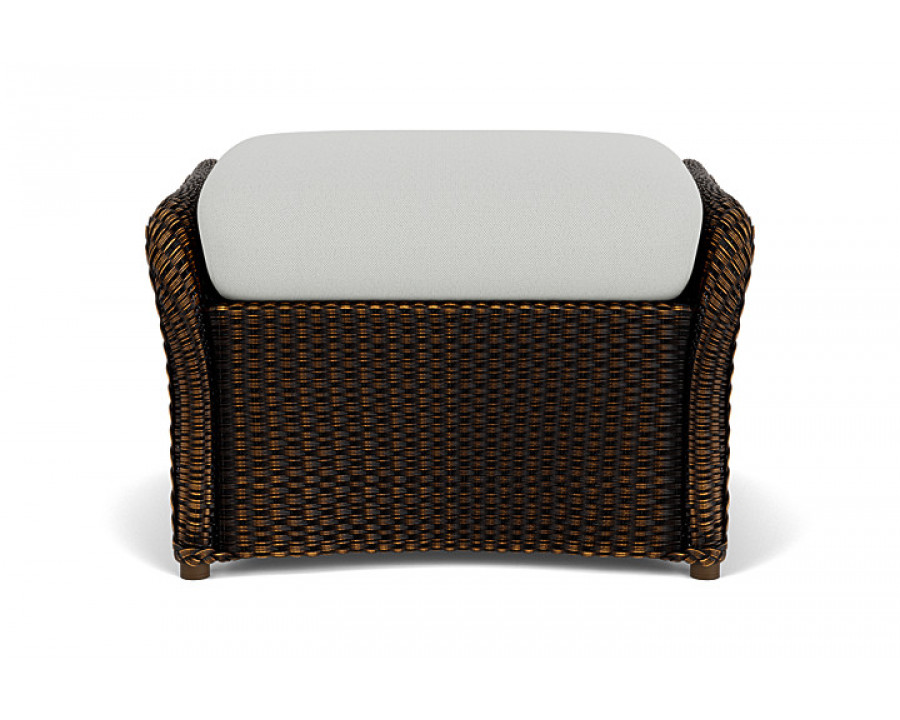 Lloyd Flanders™ Weekend Retreat Woven Ottoman - Mink, Loveboat Mint