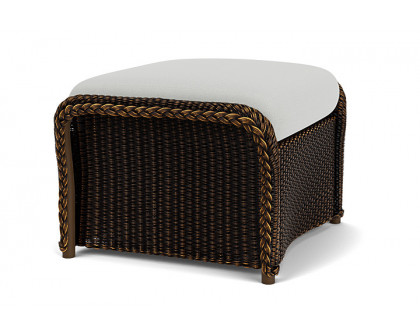 Lloyd Flanders™ Weekend Retreat Woven Ottoman - Mink, Loveboat Mint