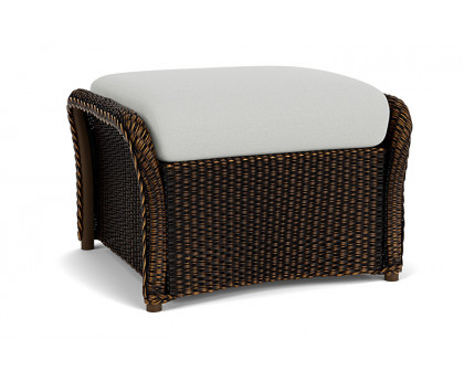 Lloyd Flanders™ Weekend Retreat Woven Ottoman - Mink, Loveboat Mint