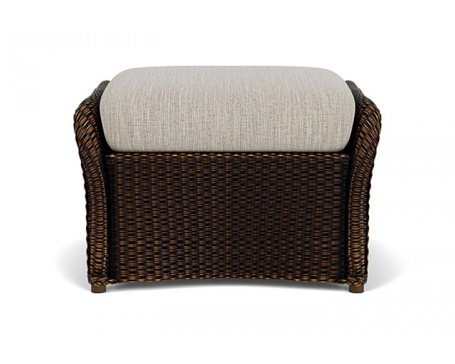 Lloyd Flanders™ Weekend Retreat Woven Ottoman - Mink, Callen Celadon