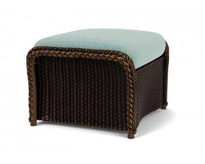 Lloyd Flanders™ Weekend Retreat Woven Ottoman - Mink, Unearth Dew