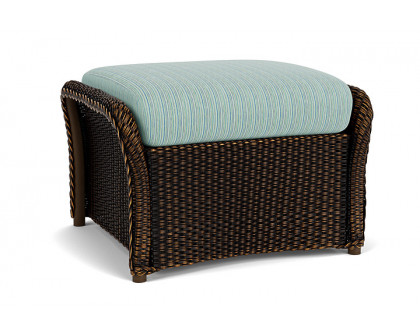 Lloyd Flanders™ Weekend Retreat Woven Ottoman - Mink, Unearth Dew