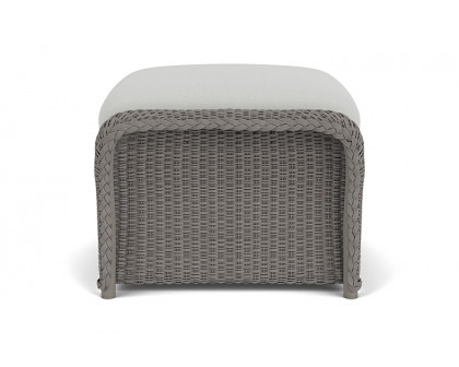 Lloyd Flanders™ Weekend Retreat Woven Ottoman - Pewter, Loveboat Mint