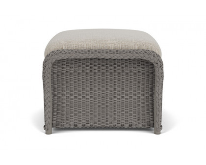 Lloyd Flanders™ Weekend Retreat Woven Ottoman - Pewter, Callen Celadon