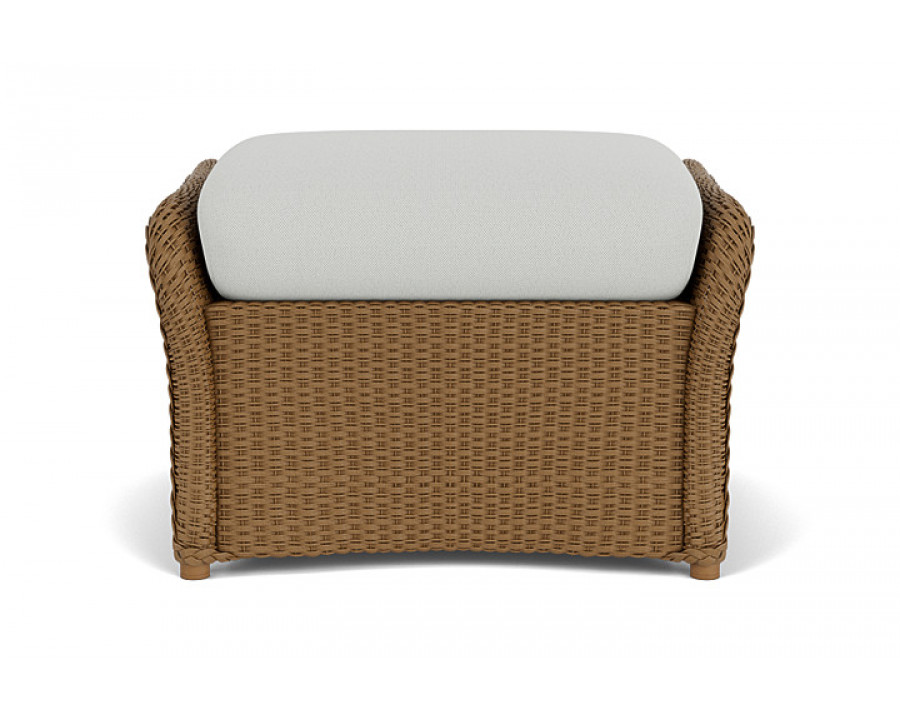 Lloyd Flanders™ Weekend Retreat Woven Ottoman - Hickory, Loveboat Mint