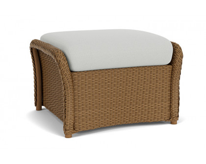 Lloyd Flanders™ Weekend Retreat Woven Ottoman - Hickory, Loveboat Mint