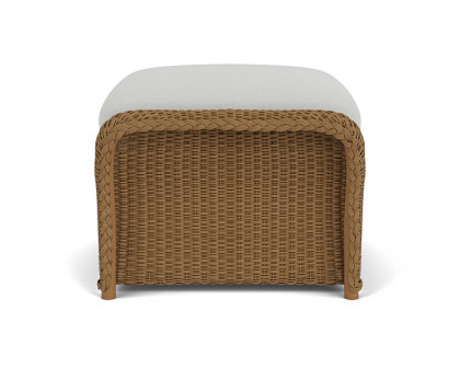 Lloyd Flanders™ Weekend Retreat Woven Ottoman - Hickory, Loveboat Mint