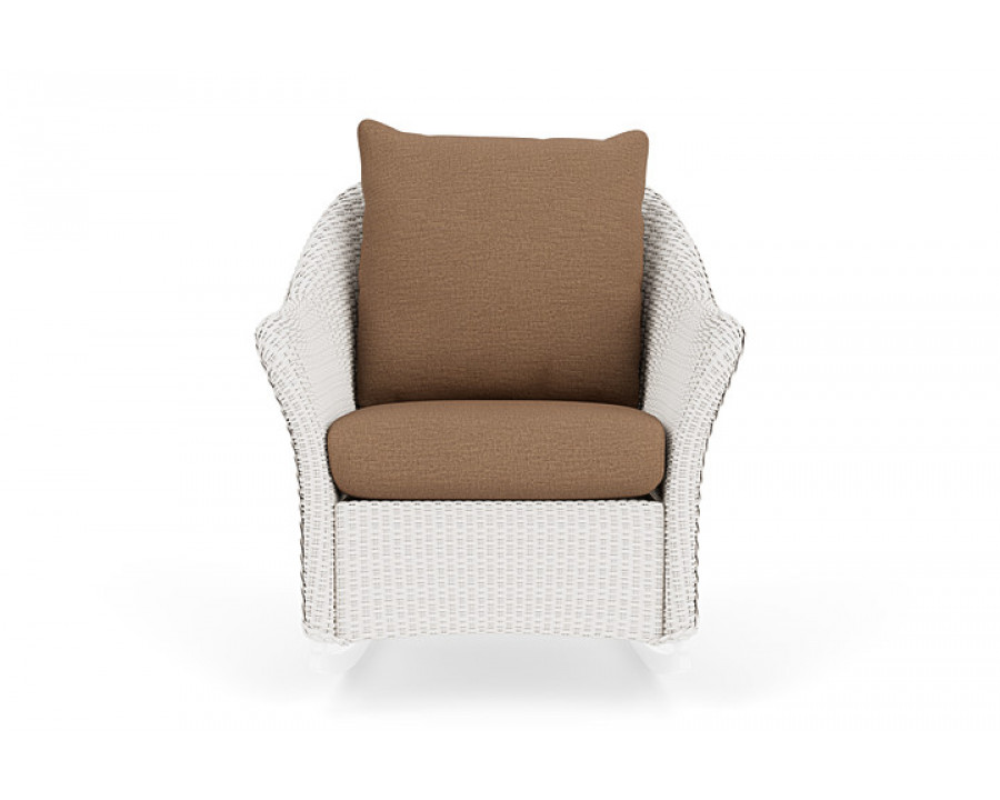 Lloyd Flanders™ Weekend Retreat Lounge Rocker - White, Canvas Natural