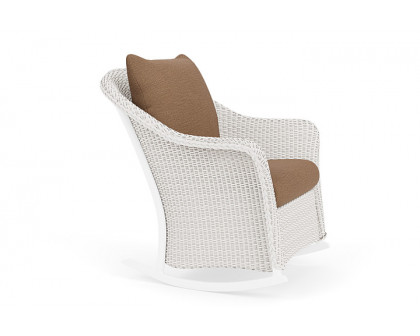 Lloyd Flanders™ Weekend Retreat Lounge Rocker - White, Canvas Natural