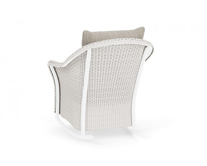 Lloyd Flanders™ Weekend Retreat Lounge Rocker - White, Callen Celadon