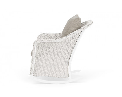 Lloyd Flanders™ Weekend Retreat Lounge Rocker - White, Callen Celadon